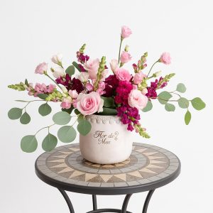 Caixa surtida em tons de rosa